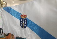  Bandeira da Galiza Toalha de Mesa Bordada